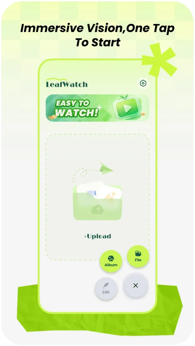 Import local videos with one tap